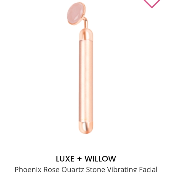 LUXE + WILLOWPhoenix Rose Quartz Stone Vibrating Facial Massager - Picture 5 of 5